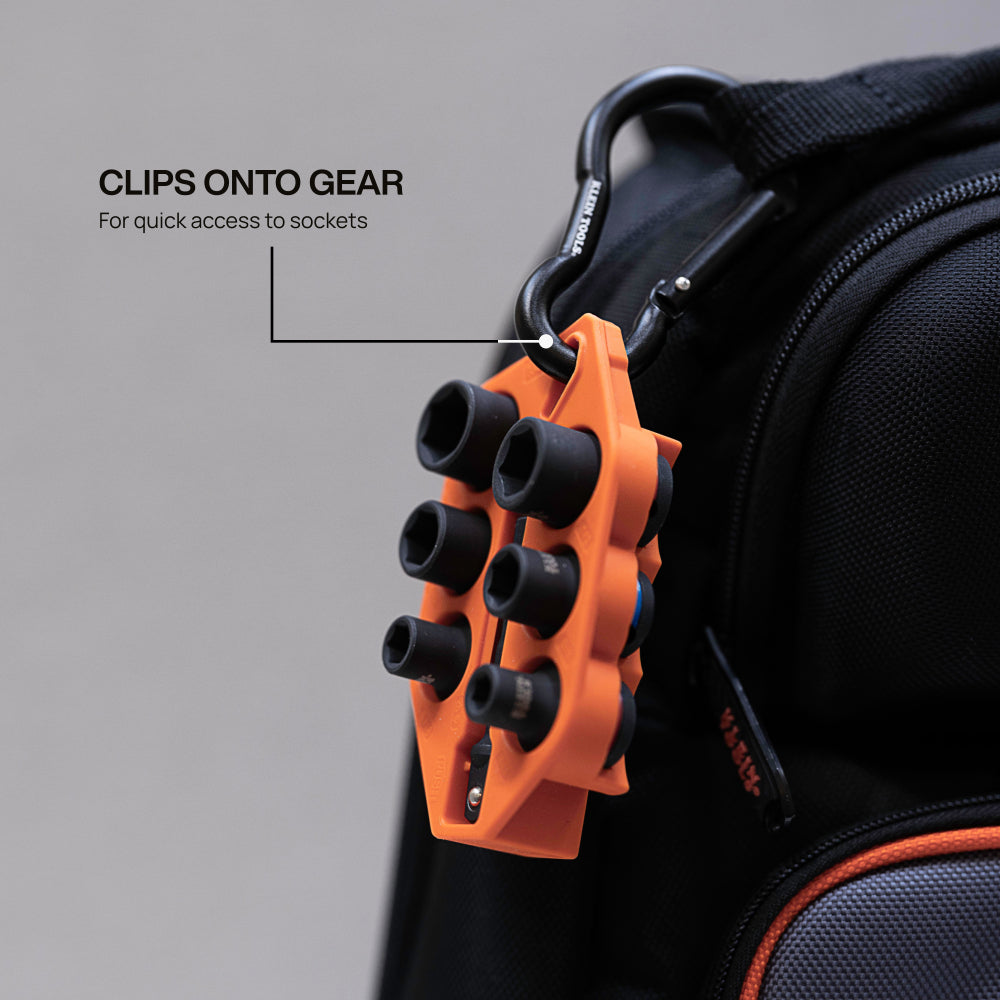 Klein 33808 Grab-And-Go Impact Socket Set, SAE, 7-Piece - Ace Tool Group - Klein