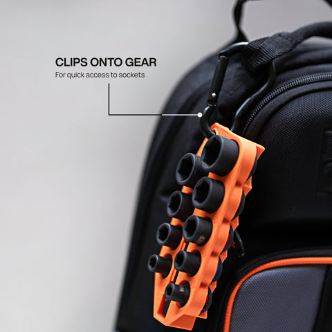 Klein 33809 Grab-And-Go Impact Socket Set, SAE, 10-Piece - Ace Tool Group - Klein