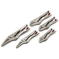 Crescent CLP5SETN 5pc. Long Nose Locking Pliers Set - Ace Tool Group - Crescent