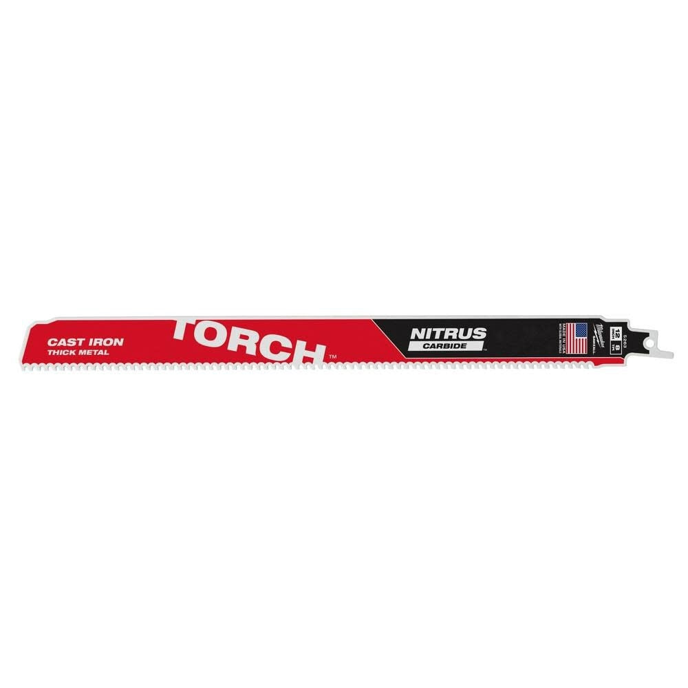 Milwaukee 48-00-5263 12 in. 7TPI Sawzall Torch Blade - Ace Tool Group - Milwaukee