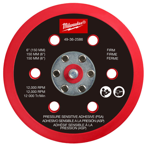 6" PSA Backing Pad Firm