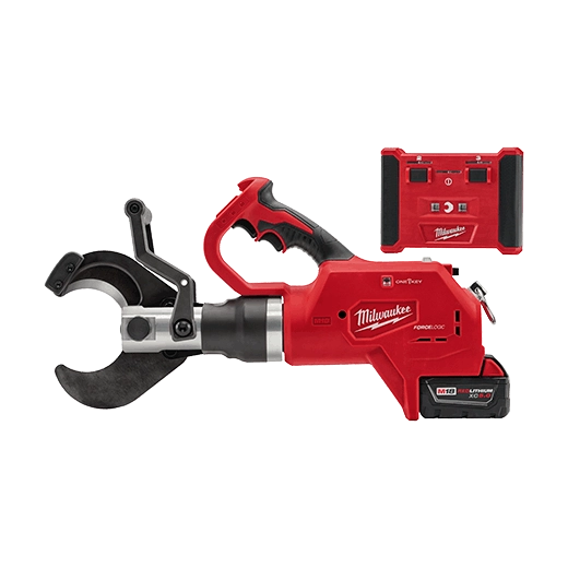 Milwaukee 2776R-21 M18 FORCE LOGIC 3" UNDERGROUND CABLE CUTTER WITH WIRELESS REMOTE - Ace Tool Group - Milwaukee