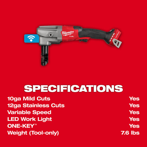 M18 FUEL 10 Gauge Nibbler - Ace Tool Group - Milwaukee