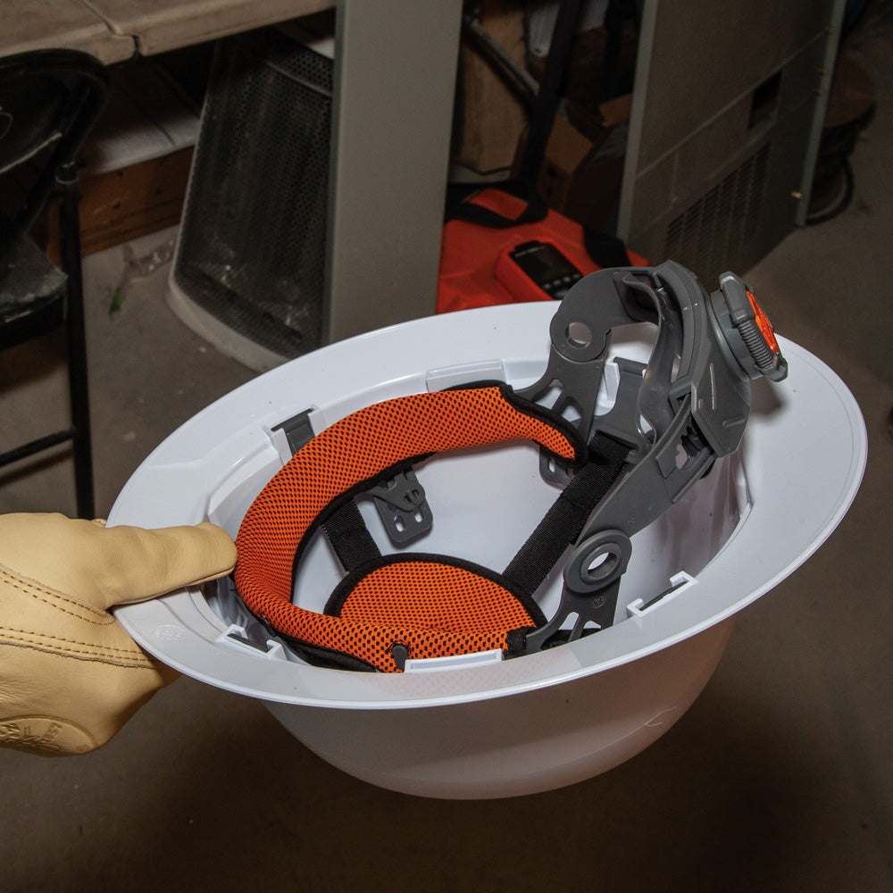 Klein 60406RL Hard Hat, Full Brim, Headlamp - Ace Tool Group - Klein