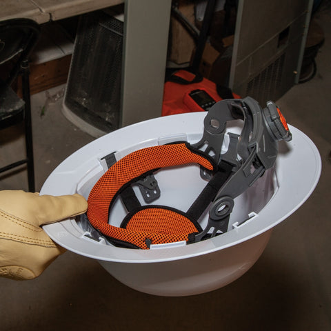 Klein 60406RL Hard Hat, Full Brim, Headlamp - Ace Tool Group - Klein