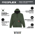 Milwaukee 351E-M FREEFLEX™ Pullover Hoodie - Green M - Ace Tool Group - Milwaukee Tool