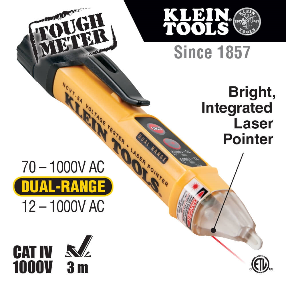 Klein NCVT5KIT Electrical Tester Kit Dual-Range NCVT - Ace Tool Group - Klein
