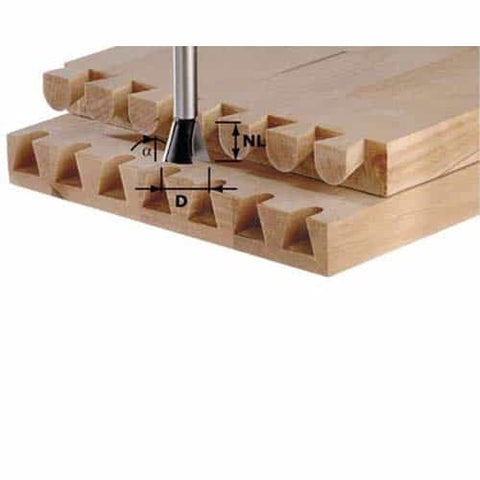 Festool 490992 Dovetail Bit Carbide 14.3mm - Ace Tool Group - Festool