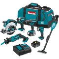 Makita XT614SX1 18V LXT Li-Ion 6 Pc. Combo Kit - Ace Tool Group - Makita