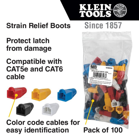 Klein VDV824-650 RJ45 Strain Relief Boots 100 PK - Ace Tool Group - Klein