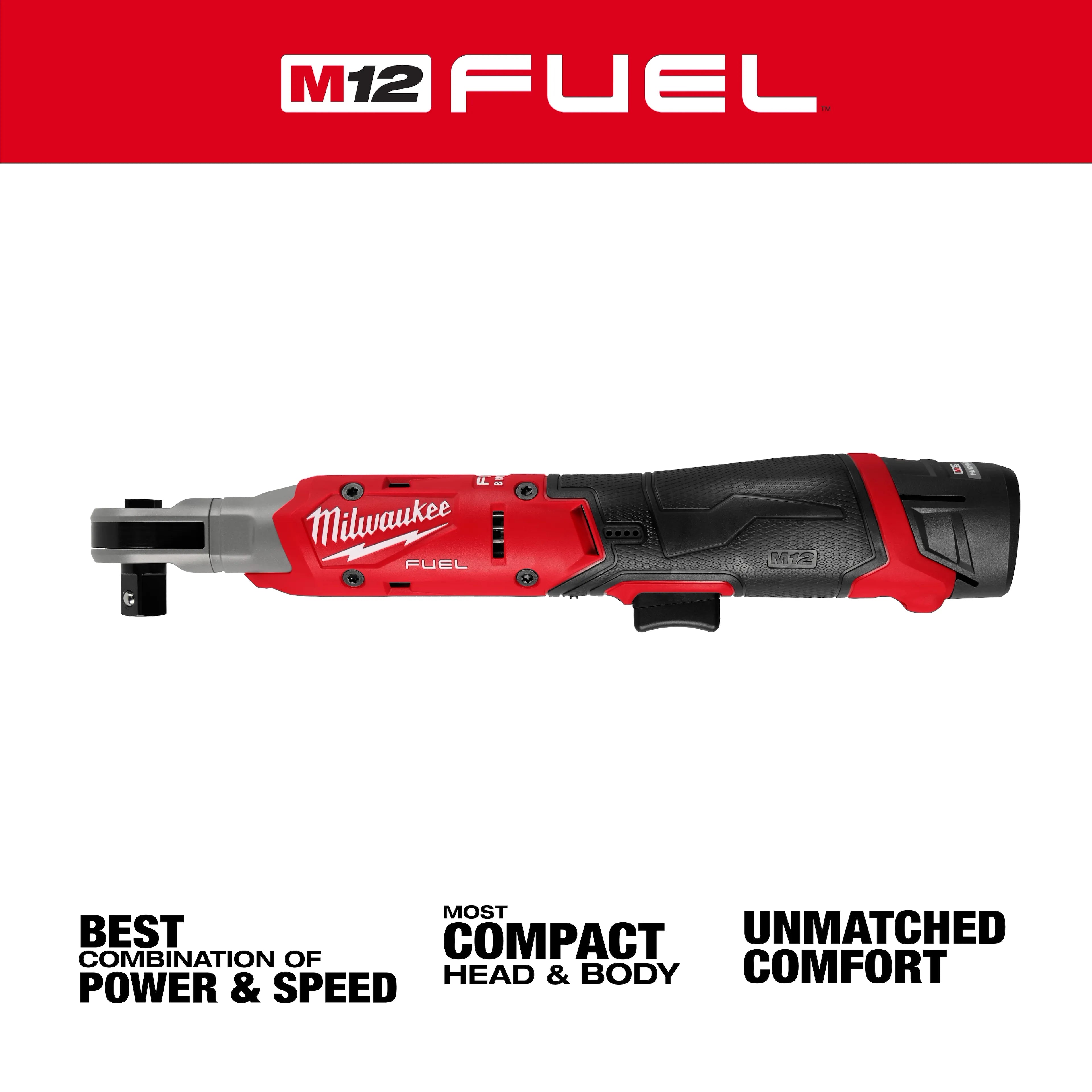 Milwaukee 3054-21 M12 FUEL™ 1/2" Ratchet Kit