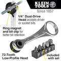 Klein 85515HD Mini-Ratchet, Multi-Bit Driver Set - Ace Tool Group - Klein