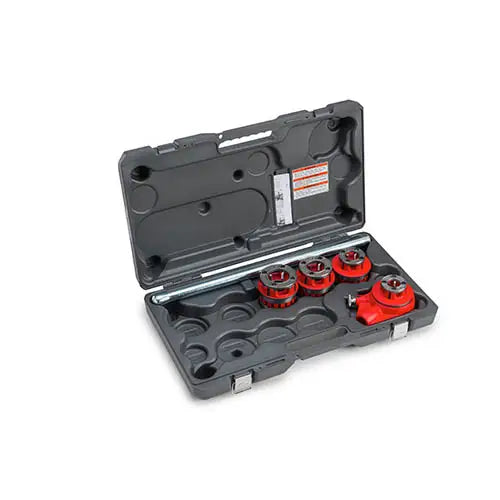 RIDGID 36480 12-R Exposed Manual Ratchet Threader Set, 1/2 in. to 1 1/4 in. NPT - Ace Tool Group - Ridgid