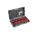 RIDGID 36505 NPT 12-R Exposed Manual Ratchet Threader Set, 1/8 - 2 in. - Ace Tool Group - Ridgid