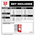 Milwaukee 48-32-4004 32PC IMPACT SET SHOCKWAVE - Ace Tool Group - Milwaukee