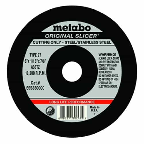 Metabo 655320000 3"X1/16"X3/8" - A36TZ - Ace Tool Group - Metabo