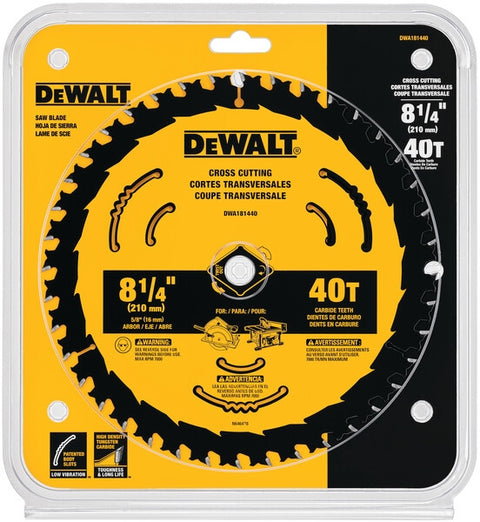 Dewalt Dwa181440 - 8 1/4In 40T Blister - 5pk - Ace Tool Group - DeWalt