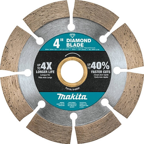 Makita B-69587 4 in. Diamond Blade Segmented - Ace Tool Group - Makita