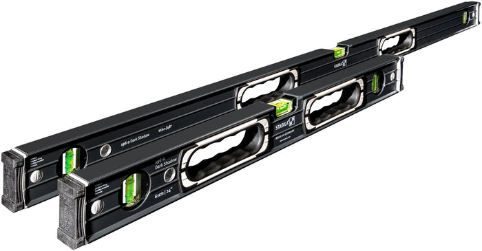 Stabila 37300 2-Piece Type 196-2 Dark Shadow 24 in. / 48 in. Level Set