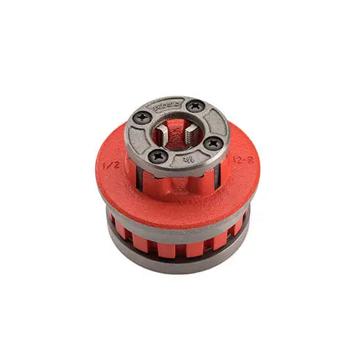RIDGID 37390 1/2 in. 12-R Exposed Manual Ratchet Threader Die Head, Alloy RH, NPT - Ace Tool Group - Ridgid
