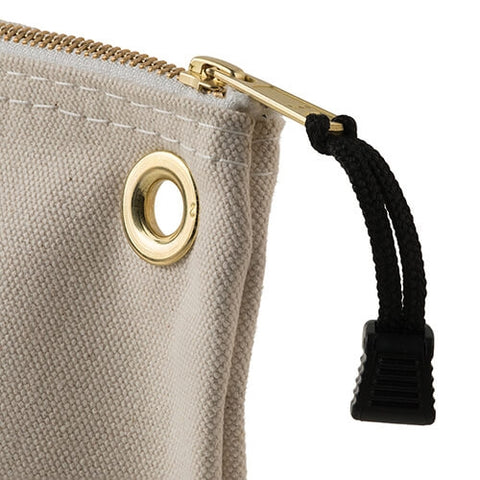 Klein 5539LNAT Canvas Bag with Zipper, Large Natural - Ace Tool Group - Klein