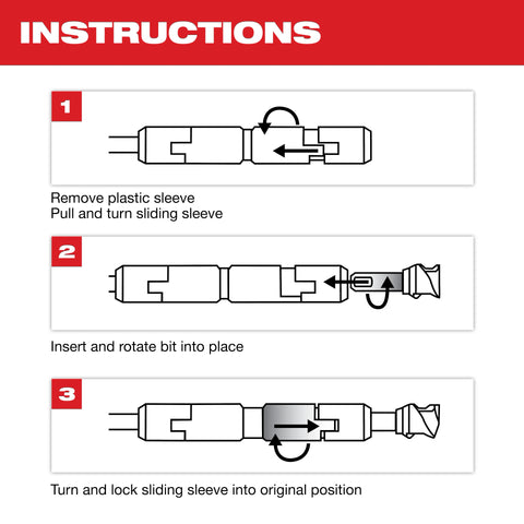 Milwaukee 48-20-6950 Max-Lok Connection Adapter