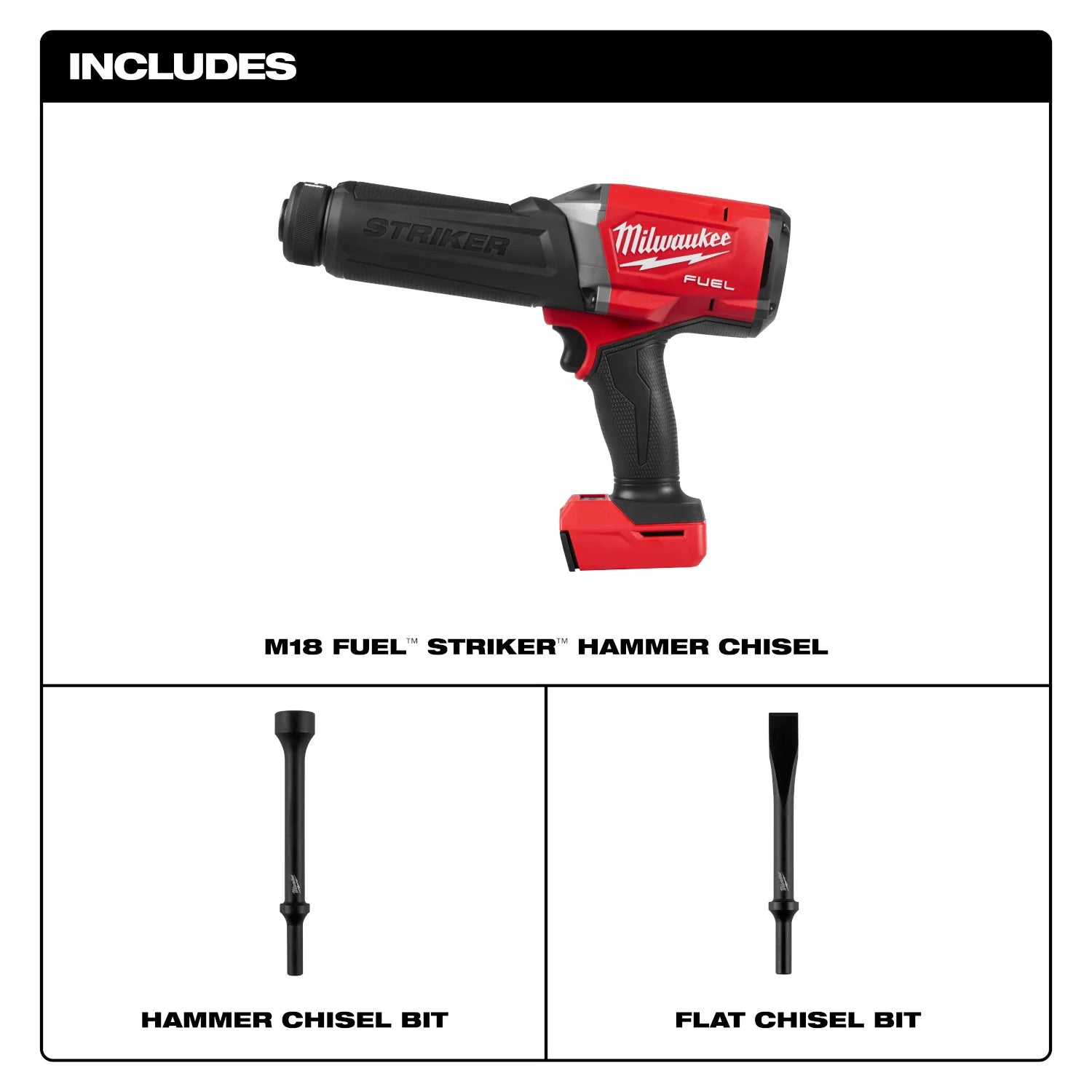 Milwaukee 3771-20 M18 FUEL STRIKER Hammer Chisel