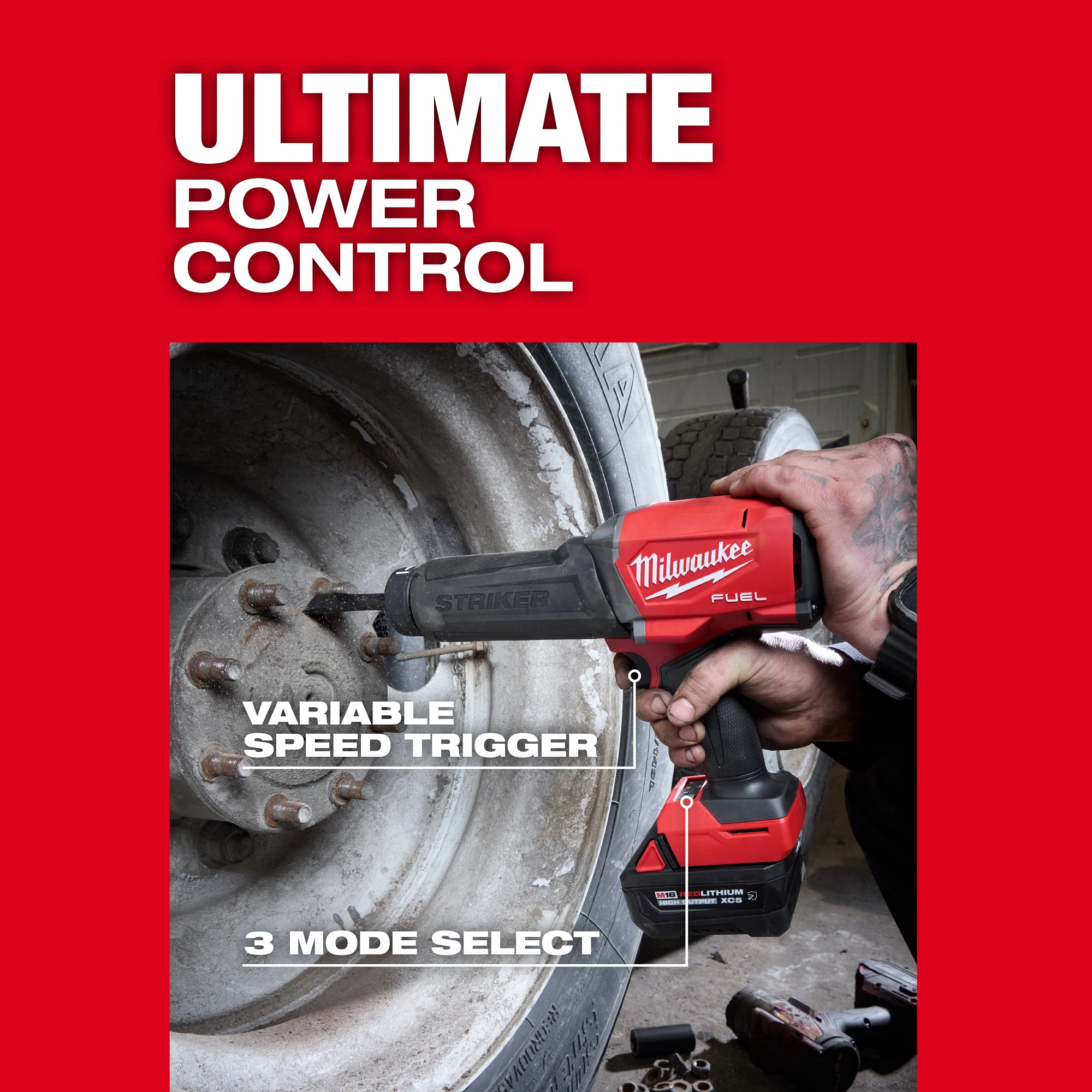 Milwaukee 3771-21 M18 FUEL™ STRIKER™ Hammer Chisel Kit