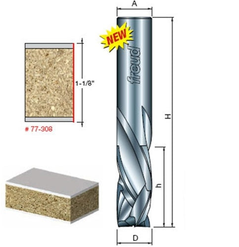 Freud Tools 1/2" (Dia.) Triple Compression Bit - Ace Tool Group - Freud