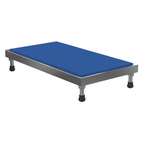 Vestil AHT-L-1936-A  Adjust Alum Stand 5-3/4-7-3/4 H 19x36 - Ace Tool Group - Vestil