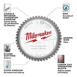Milwaukee 48-40-4215 5-7/8" 34T METAL CSB, 20MM - Ace Tool Group - Milwaukee