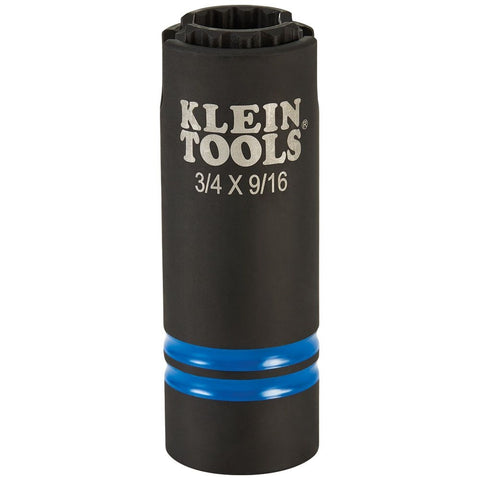 Klein 66031 3-in-1 Slotted Impact Socket 12 Point - Ace Tool Group - Klein