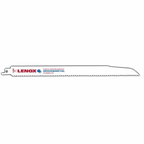 Lenox 12" 6Tpi Wood & Metal Cutting Reciprocating Saw Blade - 25 Pack Multicolor - Ace Tool Group - Lenox