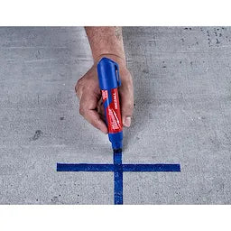 Milwaukee 48-22-3267 INKZALL Extra Large Chisel Tip Blue Marker 12 Pack - Ace Tool Group - Milwaukee