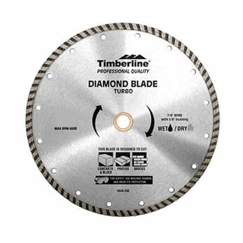 Timberline 640-270 Sintered Turbo Flat 12" Dia - Ace Tool Group - Timberline