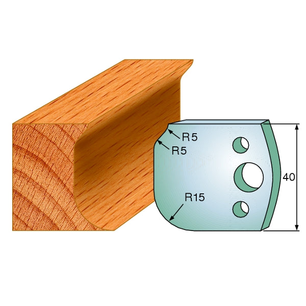CMT 690.060 Pair of Profiled Knives for Shaper Cutters - Ace Tool Group - CMT