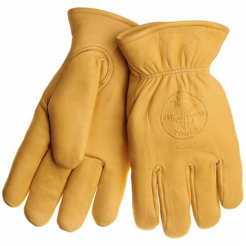 Klein Tools 40016 Deerskin Work Gloves - Lined - Medium - Ace Tool Group - Klein