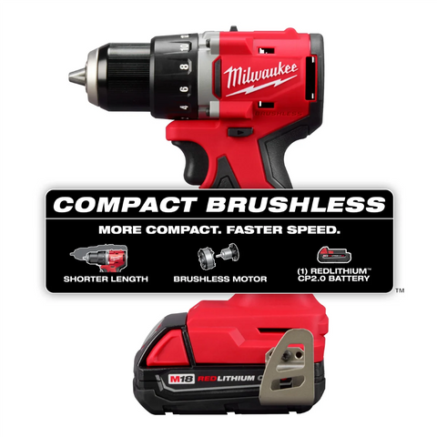 Milwaukee 3601-21P M18 1/2 in. Drill/Driver Kit
