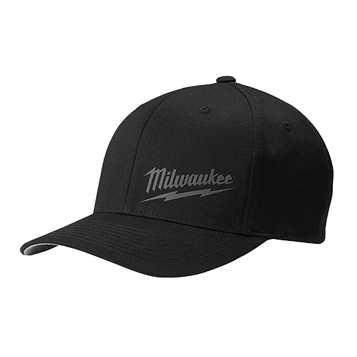 Milwaukee 504 Fitted Hat (Black) LXL - Ace Tool Group - Milwaukee
