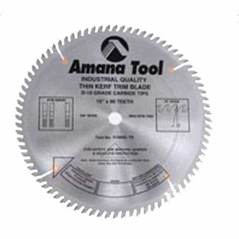 Amana Tool 610800-Ts 10"/80T Thin Kerf A.T.B. Grind Blade - Ace Tool Group - Amana Tool