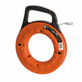 Klein Tools 56002 1/8'' (3 mm) Wide Steel Fish Tape - 65' (19.81 m) - Ace Tool Group - Klein