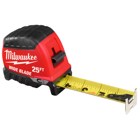 Milwaukee 48-22-1225M 25ft Wide Blade Magnetic Tape Measure 6 Pack - Ace Tool Group - Milwaukee