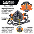Klein Tools 60552 P100 Half-Mask Respirator, M/L - Ace Tool Group - Klein