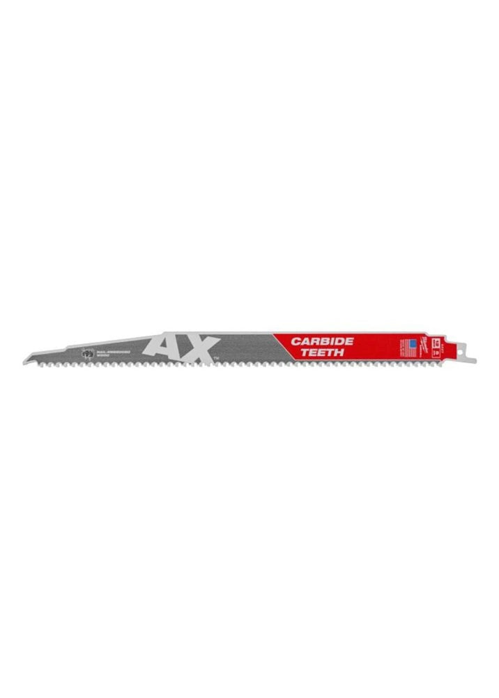 Milwaukee 48-00-5227 THE AX WITH CARBIDE TEETH SAWZALLBLADE 12" 5T - Ace Tool Group - Milwaukee
