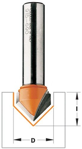CMT 815.690.11 V-Grooving Bit, 3/4-Inch Diameter - Ace Tool Group - CMT