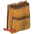 Klein Tools 5125L 5-Pocket Tool Pouch - Leather - Ace Tool Group - Klein