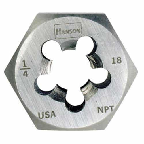 Irwin 7407 1"- 11-1/2 Npt Re-Thread Hex Die - Ace Tool Group - Irwin