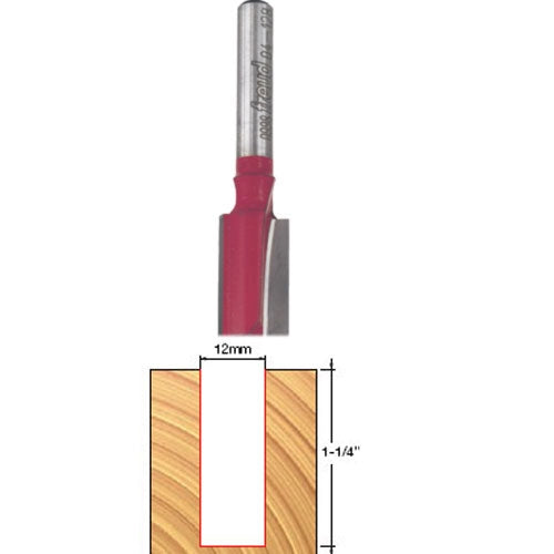 Freud Tools 12 (Dia.) Double Flute Straight Bit - Ace Tool Group - Freud