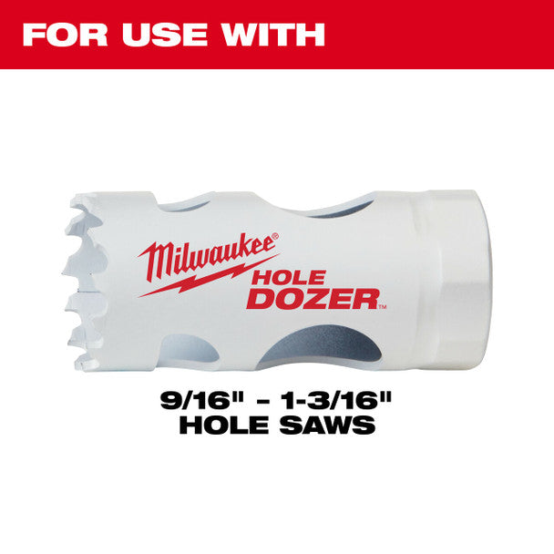 Milwaukee 49-56-7010 HOLESAW ARB,SM,3/8"SH-1/2"THRD - Ace Tool Group - Milwaukee