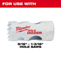 Milwaukee 49-56-7010 HOLESAW ARB,SM,3/8"SH-1/2"THRD - Ace Tool Group - Milwaukee